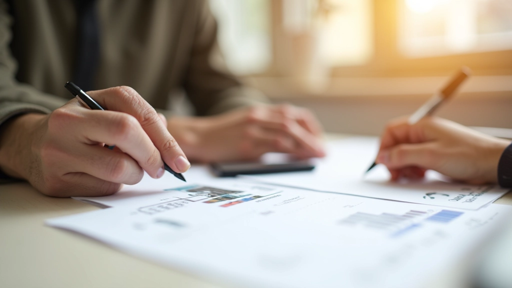 Factures énergétiques hivernales sur table avec calculatrice et stylo, lumière naturelle