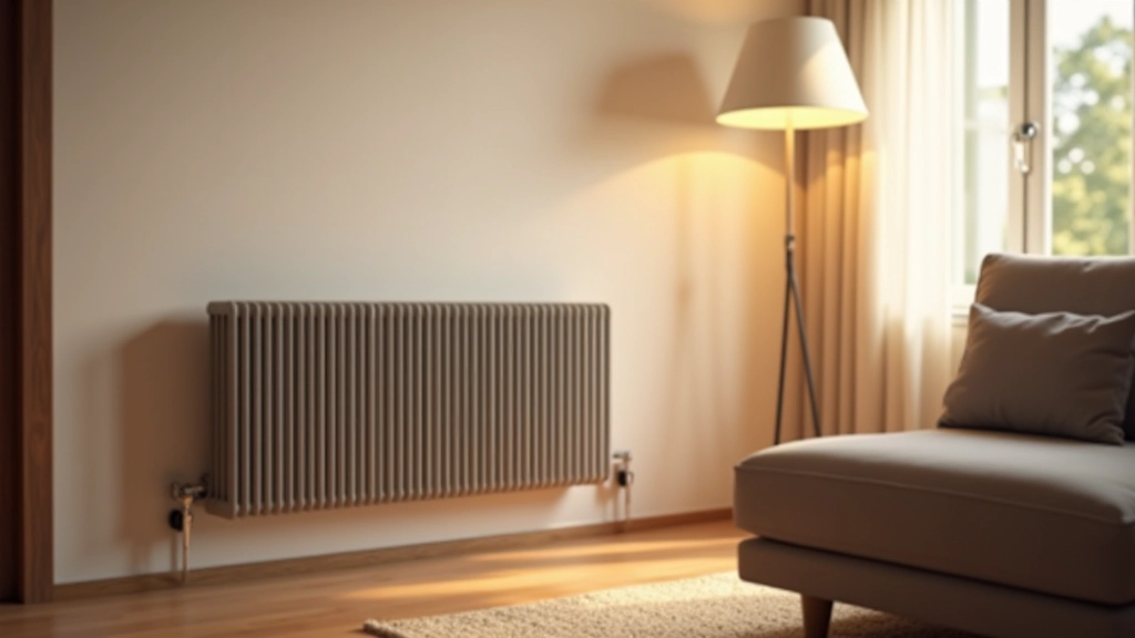 Radiateur moderne et efficace, système de chauffage performant