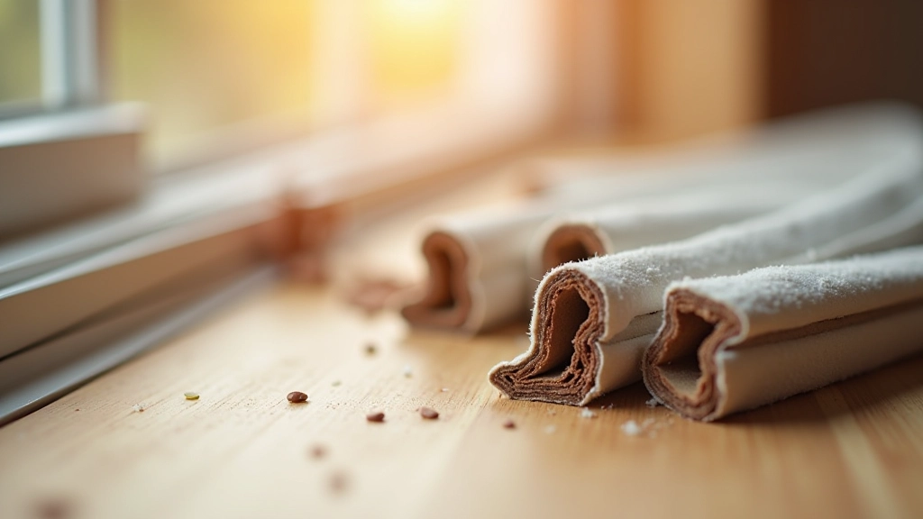 Joint d'étanchéité pour fenêtre, isolation contre courants d'air